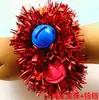 Flor de Muñeca para Baile de Jardín de Infancia Día del Niño 1 de Junio Reloj Actuación Flor Brillante para Mano Accesorios de Juego Pulsera con Cascabel