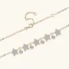 Collar con Colgante de Plata de Ley S925 Minimalista de Nicho Completo de Moissanita para Mujer Cadena para Clavícula Cielo Estrellado Navideño Suministro Exclusivo Transfronterizo