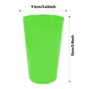 Copo de Água de Plástico Copo com Bico para Beber Copo de Água para Esportes ao Ar Livre Copo de Chifre Descoberto Conveniente Copo de Plástico de Boca Larga Cor Sólida