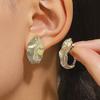 Pendientes de aleación con diseño de estilo frío europeo y americano para mujer, pendientes de hojas retro, joyería transfronteriza, pendientes de moda para mujer.