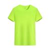 Camiseta de Secagem Rápida Logo Personalizado Camiseta de Publicidade Cultural Maratona Manga Curta Estampada Corrida Respirável Atividade Gola Redonda