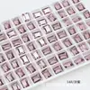 Dongzhou Crystal 6x8 Transparente Pequeños Cristales de Azúcar Hielo para Uñas Pedrería Cristal Artificial Hielo Transparente Sin Chapar Fondo de Punta Pedrería para Decoración de Uñas