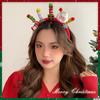 Bonita diadema de oso de peluche, regalo navideño, diadema, decoración navideña, tarjeta para el cabello, joyería con foto, accesorios para el cabello para mujeres