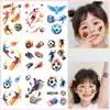 Regalo del Día del Niño Nuevas Pegatinas de Tatuaje Coloridas con Purpurina Pegatinas para la Cara Pegatinas para la Cara Lindo Dibujo Animado Mariposa Brazos