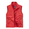 Chaleco de Gestión Exterior Ropa de Trabajo Logo Impreso Personalizado Voluntario Negocio Cuello Alto Chaleco de Trabajo Chaleco para Eventos