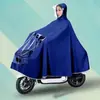 Impermeable para vehículo eléctrico Morandi, poncho de lluvia, a prueba de lluvia, de cuerpo completo, para motocicletas eléctricas, para una persona, ampliado y engrosado, para motociclistas y personal de reparto