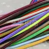 Corda Redonda Poliéster Sem Alma Espessura 5mm Núcleo Oco Corda de Poliéster Textura Grossa Corda para Bolsa Tecida à Mão Corda para Carregar Roupas Amarradas Cordão