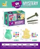 Disco de Pintura de Yeso para Niños Simulación DIY con Diseño de Triceratops, Juguete Creativo de Graffiti para Niños y Niñas