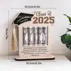 2025 Nuevo Producto Transfronterizo Souvenir de Madera Cartera de Regalo Decoración para Fiestas Adornos Temporada de Graduación Estudiantil Marco de Fotos