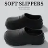 Pantuflas Antideslizantes de EVA para Hombre, Novedad Verano 2026 para Exteriores, Sandalias de Cocina Gruesas y Resistentes al Desgaste para Hombre que Aumentan la Altura