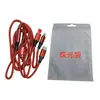 Cable de Datos Trenzado de Nylon Uno a Tres Cable de Carga Mini Tres en Uno para Coche Teléfono Móvil Multiusos Logo Regalo Venta al por Mayor
