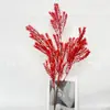 Planta de flor de simulación roja flor escena de boda al aire libre diseño decoración de interiores auditorio fábrica de flores artificiales venta al por mayor
