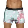 Ropa Interior Masculina Adulta Europea y Americana de Pascua Impresa en 3D de Seda de Leche de Cintura Media Sexy tipo Boxer
