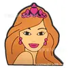 Hebilla de Zapato Barbie Zuecos Barbie Rosas Flor de Zapato Pegamento Suave de PVC Hebilla Decorativa Accesorios de Bricolaje Exclusivos de Amazon