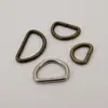 En Stock Argolla D de Hierro Accesorios para Bolso 1.0 pulgada Argolla D de Alambre de Hierro de Extremo Abierto Herrajes de Hebilla Semicircular de Cincha Hebilla en Forma de D