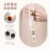 Venta al por mayor de fábrica Pulsera Simple de Raíz de Bodhi de Jade Blanco Cuentas de Manzana 108 Cuentas Cuentas del Rosario Pulsera para Hombres y Mujeres