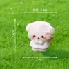 Set Creativo de Decoración de Paisaje en Miniatura: Figuritas Lindas de Dibujos Animados para Armar con un Toque de Lujo, Adornos de Nicho para Coche y Escritorio