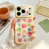 Funda Creativa para iPhone con Temática de Tomate de Colores para Apple 16/14 Pro, Estilo de Gama Alta de Nicho 17 Pro Max