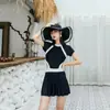 2021 Nova Moda saia peça única manga curta slim emagrecedora conservadora roupa de banho para férias em águas termais [entrega de peça única]]
