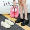 Botas de Lluvia para Mujer, Nuevos Zapatos Impermeables Resistentes al Desgaste, Botas de Lluvia Exteriores de Moda, Botas de Agua de Caña Baja que Aumentan la Altura con Suela Gruesa, Zapatos de Goma para Cocina y Lavado de Autos