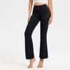 Pantalones acampanados deportivos nuevos transfronterizos de cintura alta para levantar cadera, casuales y combinables, de alta elasticidad para fitness, micropantalones de yoga