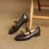 Zapatos Mary Jane de Piel de Oveja con Aumento Interior para Mujer, Zapato Pequeño de Cuero con Lazo, Zapato Versátil de Punta Cuadrada, Plano, Boca Baja, Zapato Individual