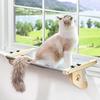 Marco de escalada para gatos de madera nuevo transfronterizo Hamaca colgante para gatos en alféizar Cama nido para gatos junto a la cama Suministros para mascotas Mesa de saltos para gatos
