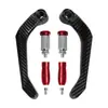 Peças Modificadas para Motocicleta Buzina Universal Protetor de Mão de Liga de Alumínio Arco Fibra de Carbono Freio Embreagem Anti-Queda Protetor de Mão com Buzina