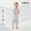 Saco de Dormir para Bebé Verano Gasa Estilo Delgado Piernas Separadas Anti-Patadas Colcha Habitación con Aire Acondicionado Pijama de Bebé Bata de Dormir de una Pieza Modelo Nuevo 2026