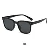 Nuevas gafas de sol cuadradas estilo coreano de celebridad de internet, elegantes y versátiles, protección UV, gafas de sol polarizadas TR