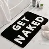 Alfombrilla de Baño Fresca y Creativa con Forma de Letra, Alfombrilla Absorbente para Pies para Uso en el Hogar, Alfombrilla Duradera y Resistente a las Manchas de Cachemira Sintética