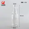 Botella de Cerveza de Plástico 1.5L500ml Transparente Cerveza Fresca Botella Vacía 1 Litro Botella para Bebidas 2.5kg Botella de Embalaje para Cerveza Artesanal