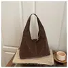 Bolsa de Ombro para Mulheres 2025 Nova Outono e Inverno Personalizada Retrô Estampa de Leopardo Bolsa Tote com Grande Capacidade e Bolsa de Mão Versátil