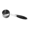 Cuchara de Acero Inoxidable Cuchara Medidora 1/8 taza 30ml Cuchara para Café Cuchara para Leche en Polvo Cucharadita Cuchara Medidora de Acero Inoxidable Mango con Escala