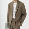 Traje Casual de Calle de Estilo Americano Transfronterizo para Hombre, Holgado, con Caída, Estilo Coreano, Moderno, Traje, Chaqueta Casual para Hombre