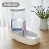 Dispensador automático de água e comida para cães e gatos de grande capacidade transfronteiriço, tigela de armazenamento de ração, utensílios para ração de animais de estimação atacado
