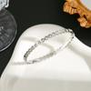 Nova moda pulseira de aço titânio de alta qualidade cravejada de diamantes colmeia para mulheres ouro rosa fivela de diamante pulseira de diamante completa simples e requintada