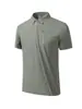 Camisa Polo de Manga Corta con Protección Solar Estilo Nuevo Verano 2026 para Hombres y Mujeres de Seda de Hielo Transpirable que Absorbe la Humedad Secado Rápido Camisa con Sensación de Hielo