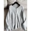 2026 Cardigan Básico de Punto de Lana y Felpa Chaqueta Suéter Corta para Mujer Venta al por Mayor H03FS88002