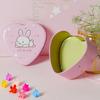 Caja creativa de hojalata caja de dulces para boda impresión a color caja de dulces en forma de corazón caja de regalo precio especial de liquidación
