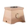 Venta al por mayor madera maciza un agujero doble agujero 3/4cm barra de moxa caja de moxibustión moxibustión relámpago moxibustión portátil para el hogar barra de moxa gruesa caja de moxibustión