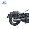 El lobo muscle car es adecuado para la brisa de primavera 250CLC bolsa lateral caja de borde lateral retro bolsa para casco estante impermeable de liberación rápida modificado