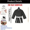 Transfronteiriço Novo Acrílico Plano Design Criativo Roupa de Taekwondo Pendente de Carro Decoração de Casa Pingentes
