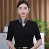 Bufanda de Seda Pequeña Nueva y Colorida con Hebilla Magnética para Primavera y Verano 2025, Bufanda Decorativa de Moda para Mujer, Cubrecuellos, Bufanda Protectora para el Cuello