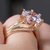 Weiya Joyería Transfronteriza de Deseos Zircón Blanco Incrustado de Diamantes Anillo Blanco Accesorios Populares Europeos y Americanos Venta al por Mayor Anillo Abierto Ajustable