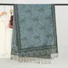 Xale Outono Transfronteiriço Caxemira Imitada Mulheres Quente Inverno Quente Cachecol Estampado Cachecol Feminino Design Jacquard Caju