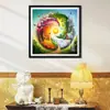 Ponto Cruz Real Mona Lisa Rotação das Quatro Estações Nova Primavera, Verão, Outono e Inverno Sala de Estar Casual Decoração de Bordado com Linha Feita à Mão