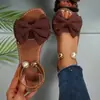 Sandalias Planas de Perlas de Verano 2026 de Comercio Exterior Transfronterizo Tallas Grandes para Mujer, Tallas 36-43, se pueden comprar al por mayor y enviar a través de Amazon TEMU