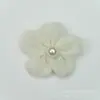 Flor de Pétalas Cinco Flores Bordada à Mão Estilo Coreano Flor Tridimensional Feita à Mão DIY Acessórios para Roupas Acessórios de Cabelo Acessórios para Sapatos Flor Atacado