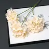 Flor Artificial de Hortensia de 3 Cabezas Arreglo Floral de Boda Set para Salón de Bodas Decoración Suave para el Hogar Flor de Seda Flor Artificial Accesorios de Fotografía